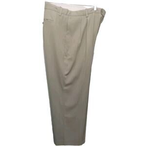 Tommy Bahama's Silk Khaki Dress Pants 42x30 Tropical Resort wear Hawaiian Corp